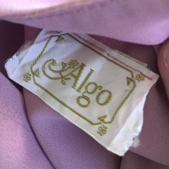 Vintage 70s Algo sheer dress - Picture 5 of 10